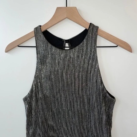 Dainty Hooligan Metallic Open Back Mini Dress - Picture 3 of 7